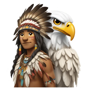 Eagle carrying a chief  sticker