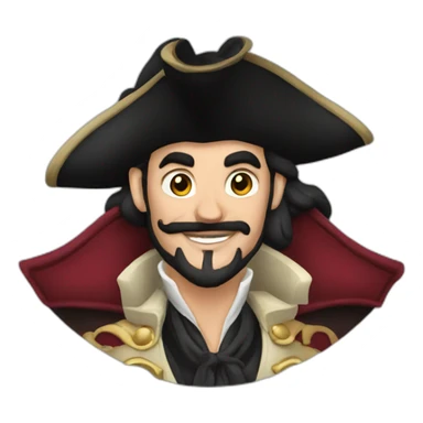 Captain hook sticker