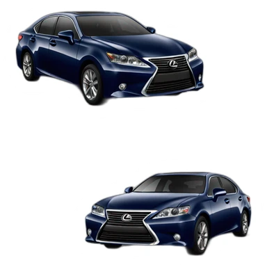 Lexus es350 2007 navy blue sticker