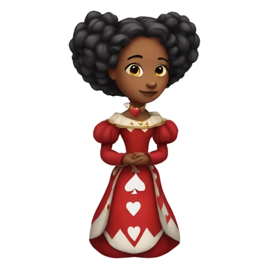 Queen of Hearts sticker