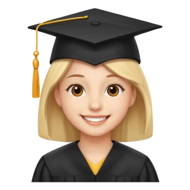 happy student sticker