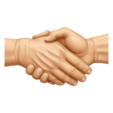 two hands shaking sticker