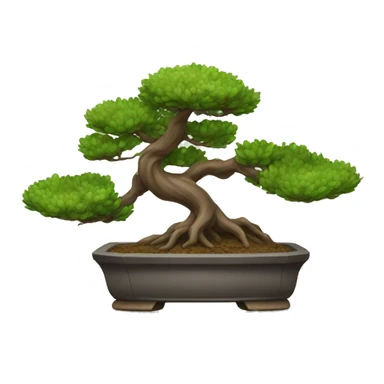 Bonsai tree sticker