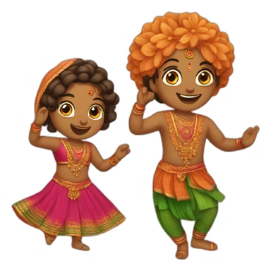 Garba sticker