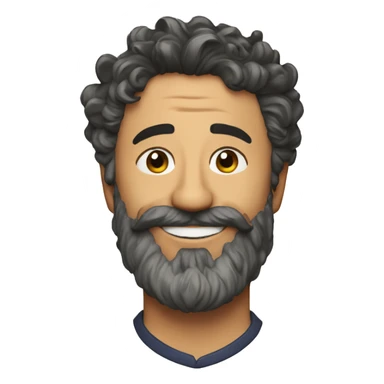 taika waititi happy with beard sticker