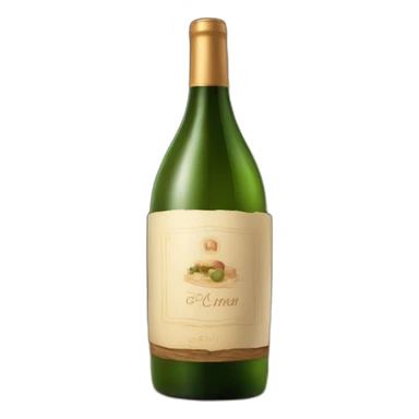 bouteille de vin cassée sticker