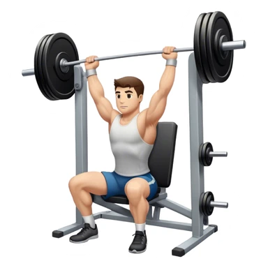 cable machine weight lifting sticker