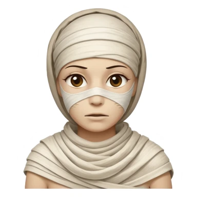 mummy woman sticker