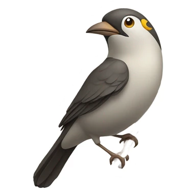 Bird on a wire sticker