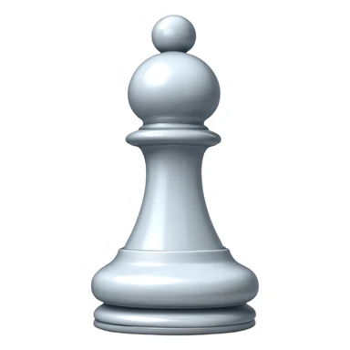 
chess pawn piece object, 3D cartoon, glossy material, soft shadow, mobile game icon style, centered, clean background, no text, no watermark
 sticker