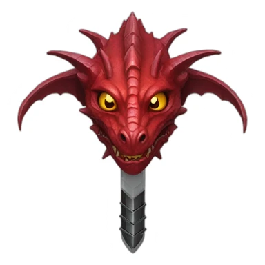 crazy-funny-cyberpunk-red-dragon-head-star-wars-laser-sword-red sticker