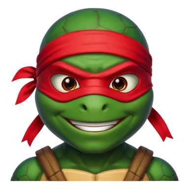 Ninja turtles in emojis sticker