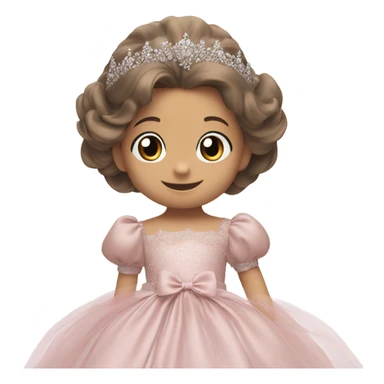 baby princess dress sticker