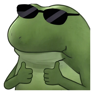 Arms crossed around neck guy sticker