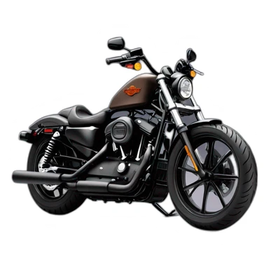 Harley Davidson iron 883 sticker