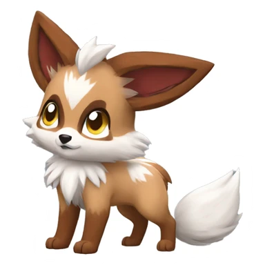 Lycanroc Vulpix Rocruff Eevee sticker