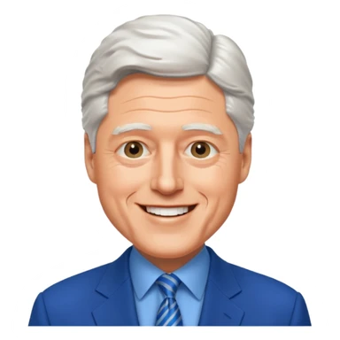 Bill Clinton president sticker