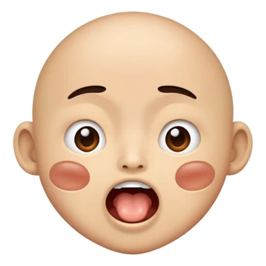 tung tung sahur with open mouth (just the head) sticker