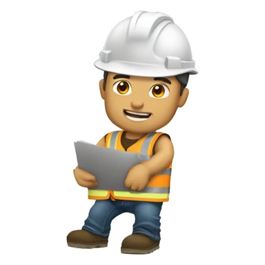 Homem de obras sticker