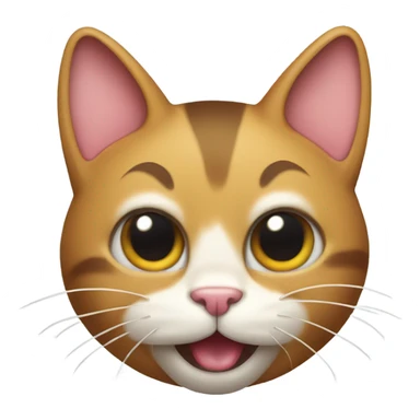 cat with tongue out sticker