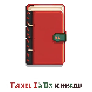 Book or guide icon with text "Гайды для новичков" in red and black pixel art sticker
