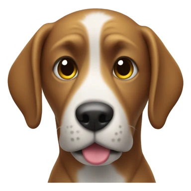 a dog with a water pistol sticker