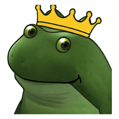 Wearing a crown sticker