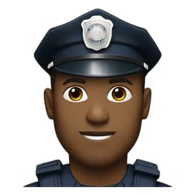 Los Angeles Police Officer white male sticker