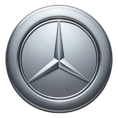 mercedes logo sticker