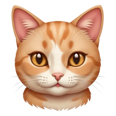 Cat in love blushing  sticker