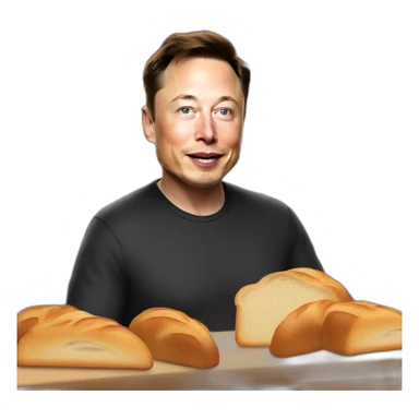 elon musk selling bread sticker