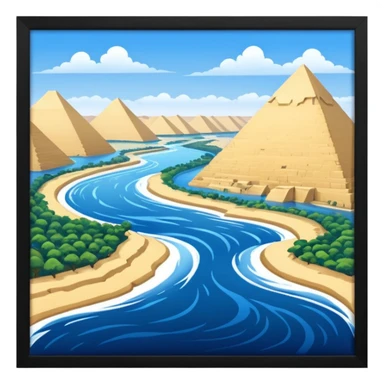 nile river sticker