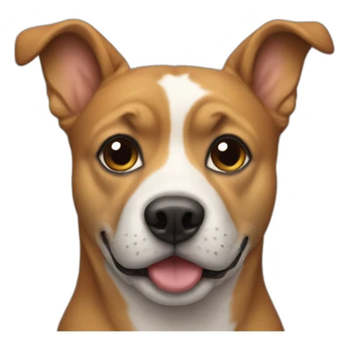 dog in dogface sticker