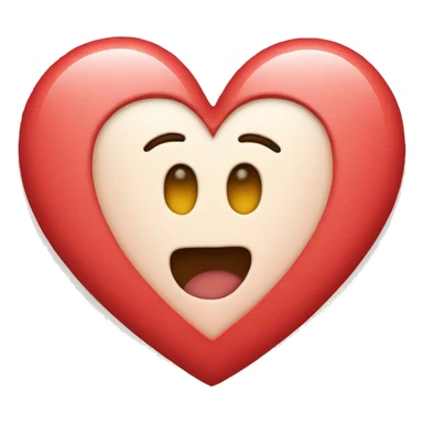 heart emoji with letter c inside  sticker