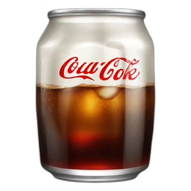 Vintage glass Diet coke sticker