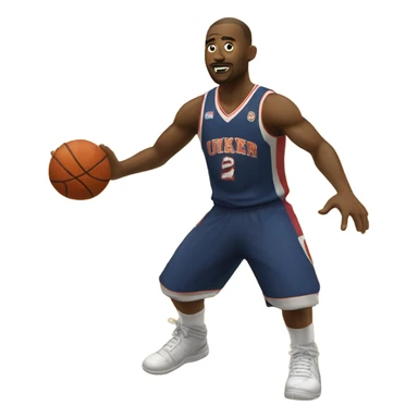 2k playing basketball sticker