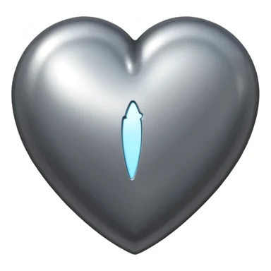 Iron heart sticker
