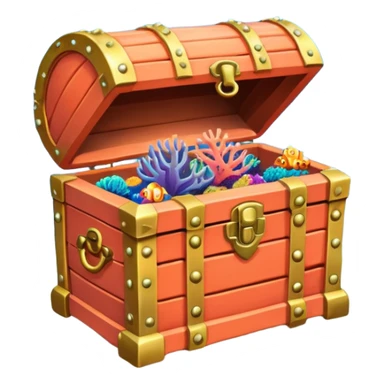 Coral Reef Treasure sticker