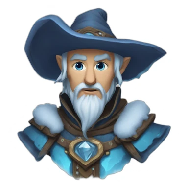 d&d tieflin Ice sorcerer sticker