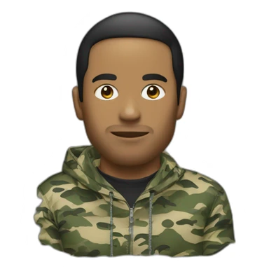 M BAPE Kilian sticker