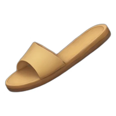 hand holding sandal sticker