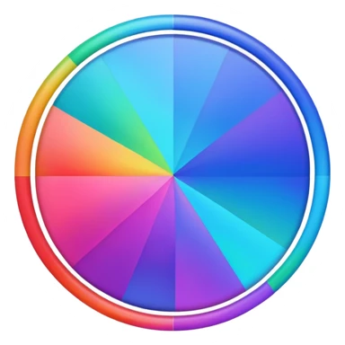 create a full circle for numarics background sticker