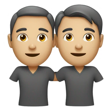 Deux âme sœur qui s'embrassent sticker