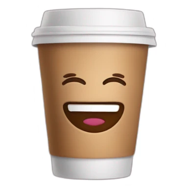 take out coffee sticker