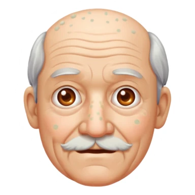 Make me a grampa with pimples sticker