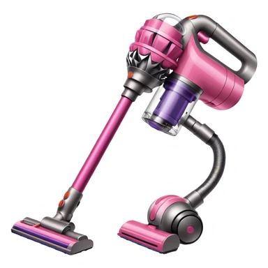light pink dyson cordless vacuum sleek sticker