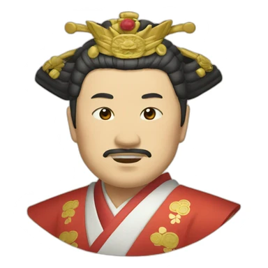 Japanese emperor sticker