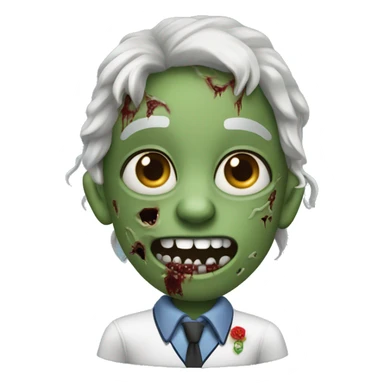 A Zombie Named Zobie In A School Uniform. | Photo 1 sticker
