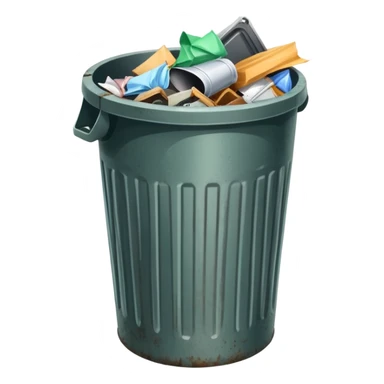 Ugly trash can sticker