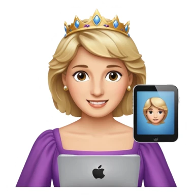 content face typing, Princess diana sticker